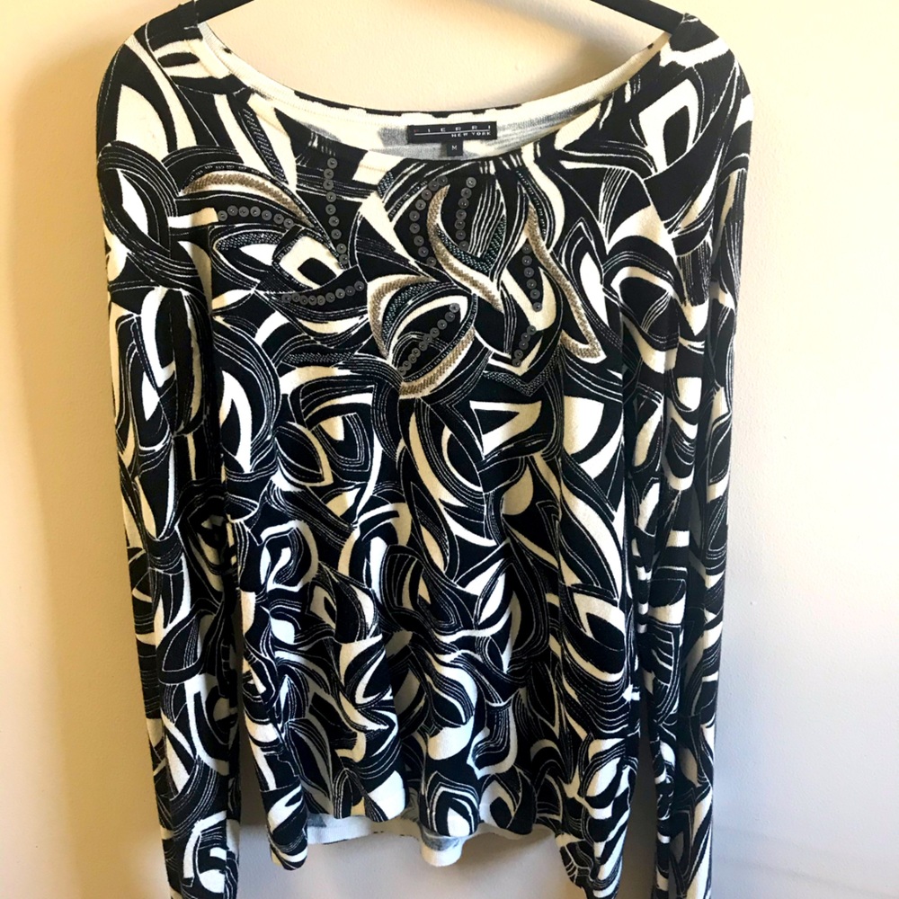 Black and White Sweater